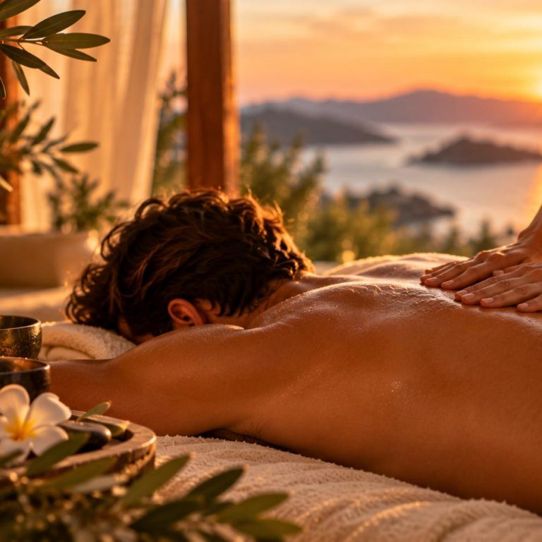 Sunset Spa Massage by the Sea